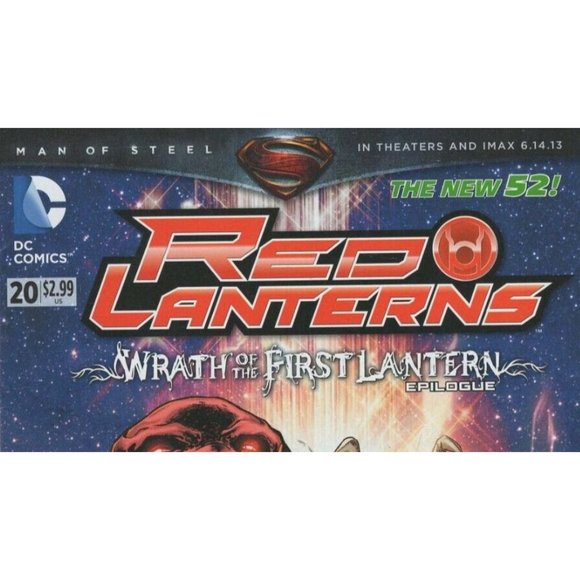 DC Comics #20 New 52 Red Lantern Wrath Of The First Lantern Epilogue Comic Book - Picture 7 of 10